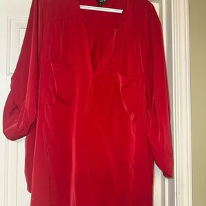 Women's Red Blouse